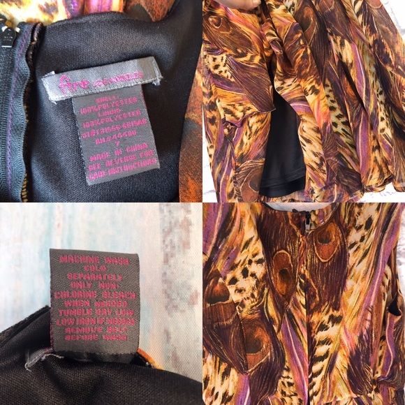 Love Fire PeacockSheath Dress - Picture 7 of 7